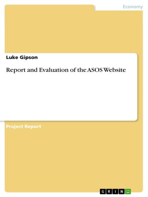 cover image of Report and Evaluation of the ASOS Website